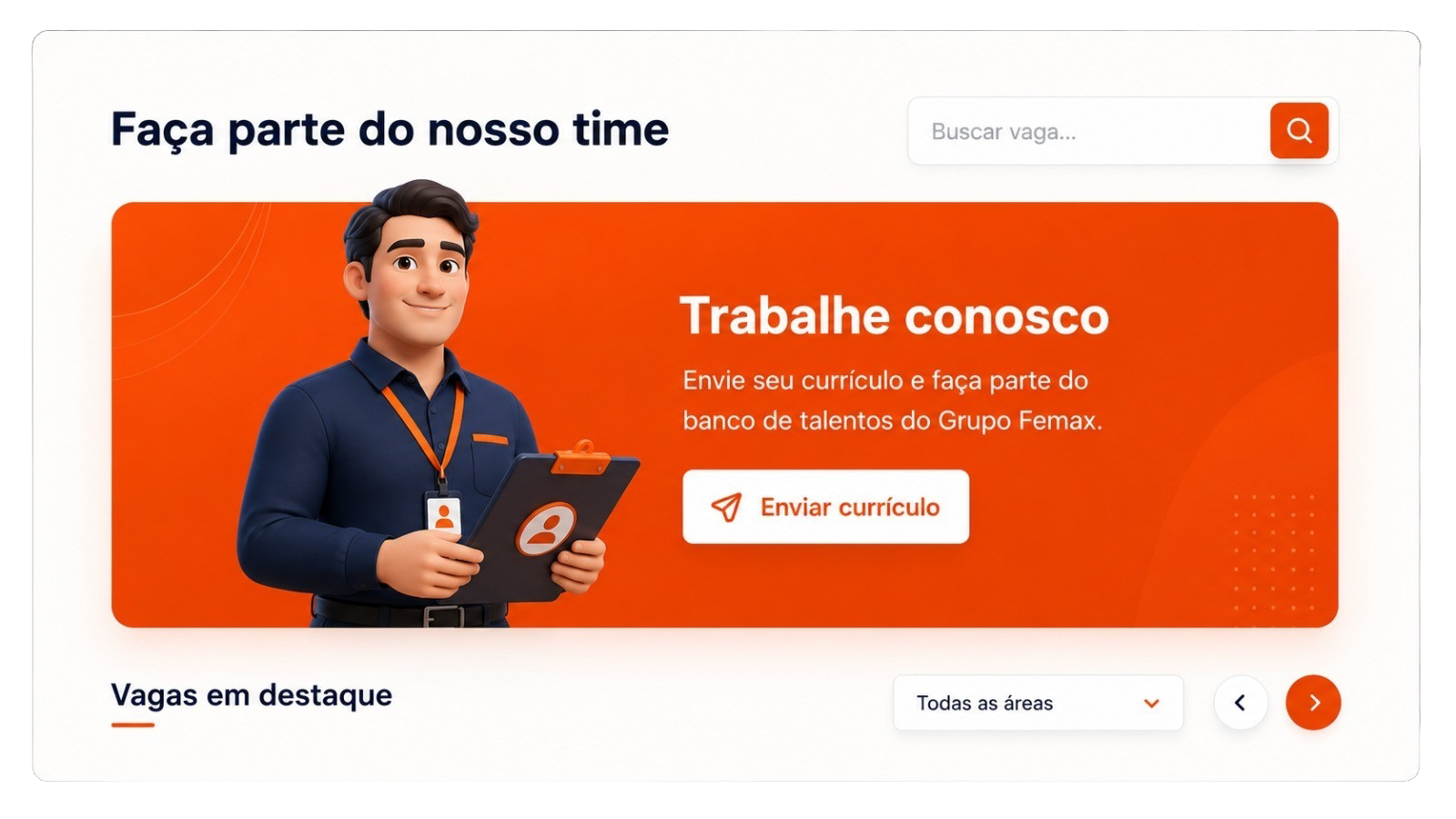 Trabalhe conosco Grupo Femax
